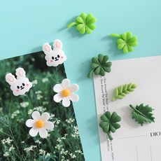 술폿토끼 10P set 냉장고 현관문 인테리어 자석 작지만 강력한 귀여운 마그넷, 숲속토끼 10pcs세트 자석