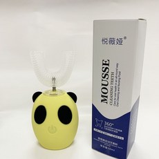 悅薇婭 兒童電動牙刷, 1個, 黃色,適合(3-7歲)