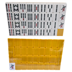 錦楓 36正磁電動桌專用麻將, 黃色, 1組