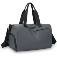 바이이레 만능수납 운동 여행 데일리 더플백, 그레이, 1개