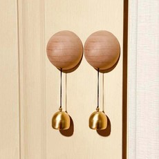 치트몰 1+1 자석 현관 종 풍경 도어 벨(스티커 증정), 밤나무