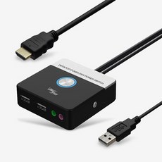 USB2포트 외장파워스위치 코드케이블 PC본체제어 외부전원연장선 오디오이어폰 마이크잭 컴퓨터 데스크탑, 1개