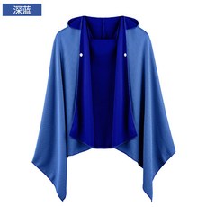 速乾冷感斗篷運動冷感防晒披風 浴巾速乾連帽沙灘防UV披肩