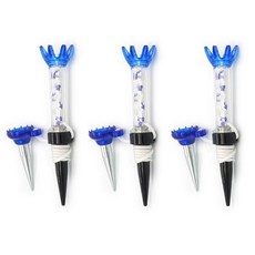 FoRapid 7.6cm(3인치)/80mm 재사용 가능한 지구 친화적인 골프 자석 티 플렉스 리프트 서포트 퍼포먼스 티/저항 감소/더 직선 드라이브/8갈래 내구성 고무 헤드/2, 블루