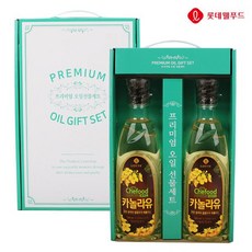 카놀라유세트 500ml2P 오일선물 기름 식용유 명절선물 설추석 손잡이선물박스 163818, 카놀라유세트 500ml2P 오일선물 기름 식용유 명절선