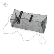 민물 바다 통발 사각형 접이식 그물망 새우 미끼 포획용 낚시 필수 장비 휴대용, 상세페이지 참조