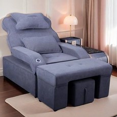 足浴沙髮電動椅按摩床足療修腳沙髮床美甲洗腳一體修腳床洗浴躺椅, 12主體+腳蹬+技師蹬+頭腰枕