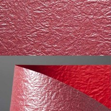 구긴듯한 컬러색지 펄구김지 펄구김색지(2절x5장) 주문제작 재단판매, 120빨간색