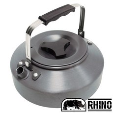 台灣黑熊 Rhino 犀牛 超輕鋁合金茶壼 戶外露營泡茶咖啡壺, 1個, K-35=0.85L