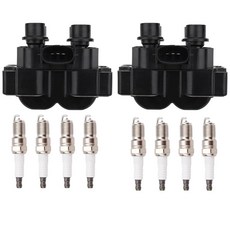 DRIVESTAR 점화 코일 팩 이리듐 스파크 플러그 포드 레인저 익스플로러 에스코트 썬더버드 크라운 빅토리아 컨티넨탈 타운 카 마크 VIII 쿠거 트레이서 2.0L 2.3L