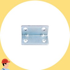 ㄱ자 꺽쇠 22X45 1.8T 백색 가구 보강 브라켓 코너 철물 커머스픽201