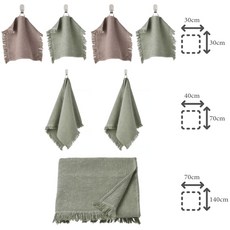 이케아 순면 가벼운 바스타올 핸드타올 세면타월 발라손, 라이트그린