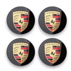 카이엔 휠 파나메라 커버 튜닝 마칸 휠캡, 블랙65mm4개, 1개