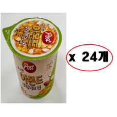 포스트 NEW 컵시리얼 아몬드 후레이크 12p, 420g, 2개