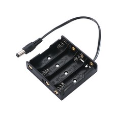 아두이노 AA 건전지 4구 홀더 어댑터 잭형