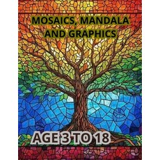 (英文圖書)Mosaics Mandala and Graphics: Art Through Patterns and Symbols 平裝版, Independently Published, 英文