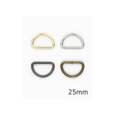 퀼트스타 베이직 D링 25mm_4컬러, 4개, 앤틱골드