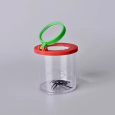 곤충 상자 크롤러 동물 거미 관찰 돋보기 케이지 버그 항아리 먹이, ADH607