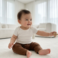 맘앤밥 베이직 코튼 긴바지