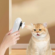 강아지 귀건조기 물 건조 고양이 귀청소 관리기 청소, 상세 페이지 참고, 화이트, 1개