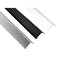 알루미늄 ㄱ자 재료분리대 (실버 화이트 블랙) 코너보호대 코너몰딩 코너마감 모서리보호대, 1개, 블랙 30x30mm