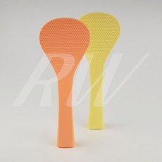 타파웨어 멀티 스탠딩 주걱 (2개) 노랑 주황 알뜰밥주걱 친환경주걱 밥주걱 밥알이붙지않는주걱, 1세트, 노랑+주황