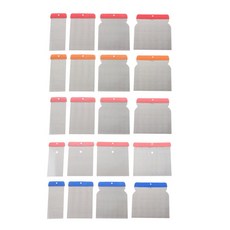 4PCS 퍼티 나이프 나온 주걱 석고 벽에서 자동차 시멘트 패치 수리 도구 적용 마른, C