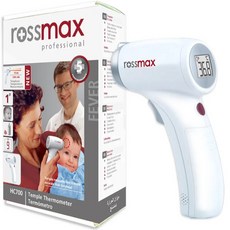 Rossmax優盛 非接觸式紅外線數位額溫槍HC700 原廠公司貨 實體藥局出貨, 1個, 1個/盒