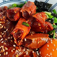 [속초 게싸다구] 속초 양념홍게장 반찬 홍게 제철 무침 게장 집반 혼밥 밥도둑, 1개, 500g