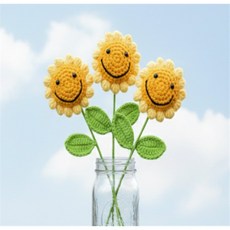 도도 뜨개질 꽃 인테리어꽃