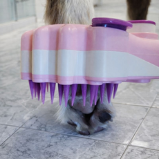 10초 강아지 샤워기 프리미엄 강아지 발관절 보호 전용 힐링 애견 샤워기 헤드 소형, 1개