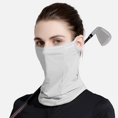 골프 자외선차단 얼굴가리개 등산 바이크자차단 얼굴 햇빛가리개 스포츠 마스크, 그레이, 1개
