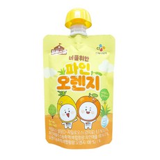 CJ 튼튼스쿨 너를위한 파인오렌지 (100ml 40개묶음), 1개, 100ml
