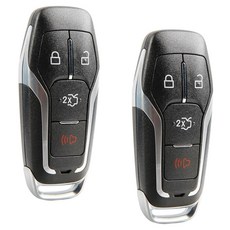 USARemote Key Fob 교체용 2015 2016 2017 포드 퓨전 엣지 익스플로러 머스탱 4버튼 키리스 엔트리 원격 스마트 키 프록스 M3N-A2C31243800 5, 2개