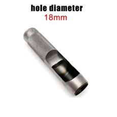 모양펀칭기 1mm-20mm 45 강철 둥근 구멍 펀치 도구 가죽 공예 벨트 가방 의류 athercraft DIY에 대한 커터 펀처, 03 1pc of  18mm, 1개