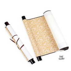 더글로리 서예 종이 롤 서예용품, 그린