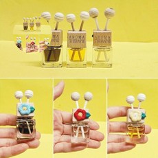차량용디퓨저 국산디퓨저 제주산 작고 귀여운 미니 차량용클립포함, 랜덤발송