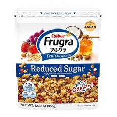 Calbee Frugra 과일 및 그래놀라 설탕 감소 350g12.5온스, Calbee Frugra, 과일 및 그래놀라, 설탕 감, 350g