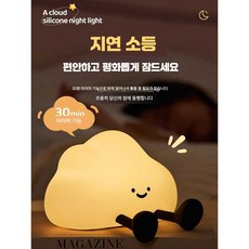 귀여운 캐릭터 말랑이 무드등 수유등 데스크테리어, AI 음성 인식형 모델