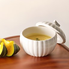 Mong Blanco南瓜造型烤盅 350ml, 1個, 白色