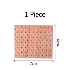 넓은 나무 캔들 심지 베이스 포함 큰 사이즈 양초 제작 코어 무연 나무 코어 콩 파핀 왁스 공급, 1 pc 6x7cm, 1개
