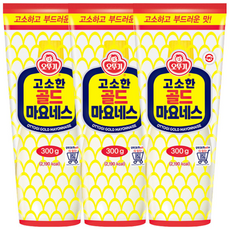 오뚜기 고소한 골드 마요네스 / 소스 드레싱 마요네즈, 3개, 300g
