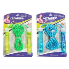 Lenwave 軟式跳繩 LW-5140 2入, 天空, 綠色