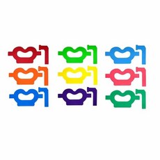 EVA물안경 만들기활동 치매예방 986000ea (개), 본상품