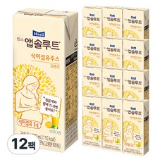 매일유업 맘스앱솔루트 식이섬유주스 오렌지, 200ml, 12개