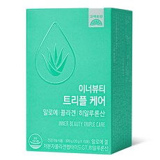 고려은단 이너뷰티 트리플케어 알로에 콜라겐 히알루론산 15p, 15회분, 300g, 1개