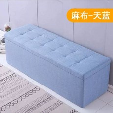 수납 소파 벤치 휴게실 수납장 식당 음식점 의자 업소용 수납, AF. 하늘색 린넨 길이 100cm 너비 4
