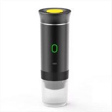 3 in 1 미니 무선 전기 휴대용 에스프레소 커피 머신 자동차 및 홈 캠핑 여행 캡슐 커피 메이커, 2. Black, 1개