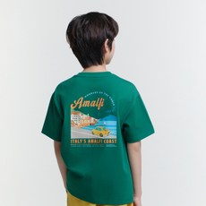 내셔널지오그래픽 키즈NATIONAL GEOGRAPHIC KIDS 케이투 k252UTS910 캠핑 그래픽 반팔 GREEN 5007328791 231399