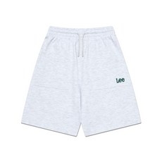 {백화점 정품} Lee 키즈 베이직 4부 저지팬츠 화이트멜란지 LK2502SO04WM